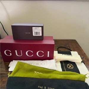 Gucci Red and Green Accessory Collection